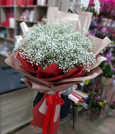 Букет цветов из: Гипсофила в Васькино